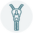 Hidden YKK Zippers