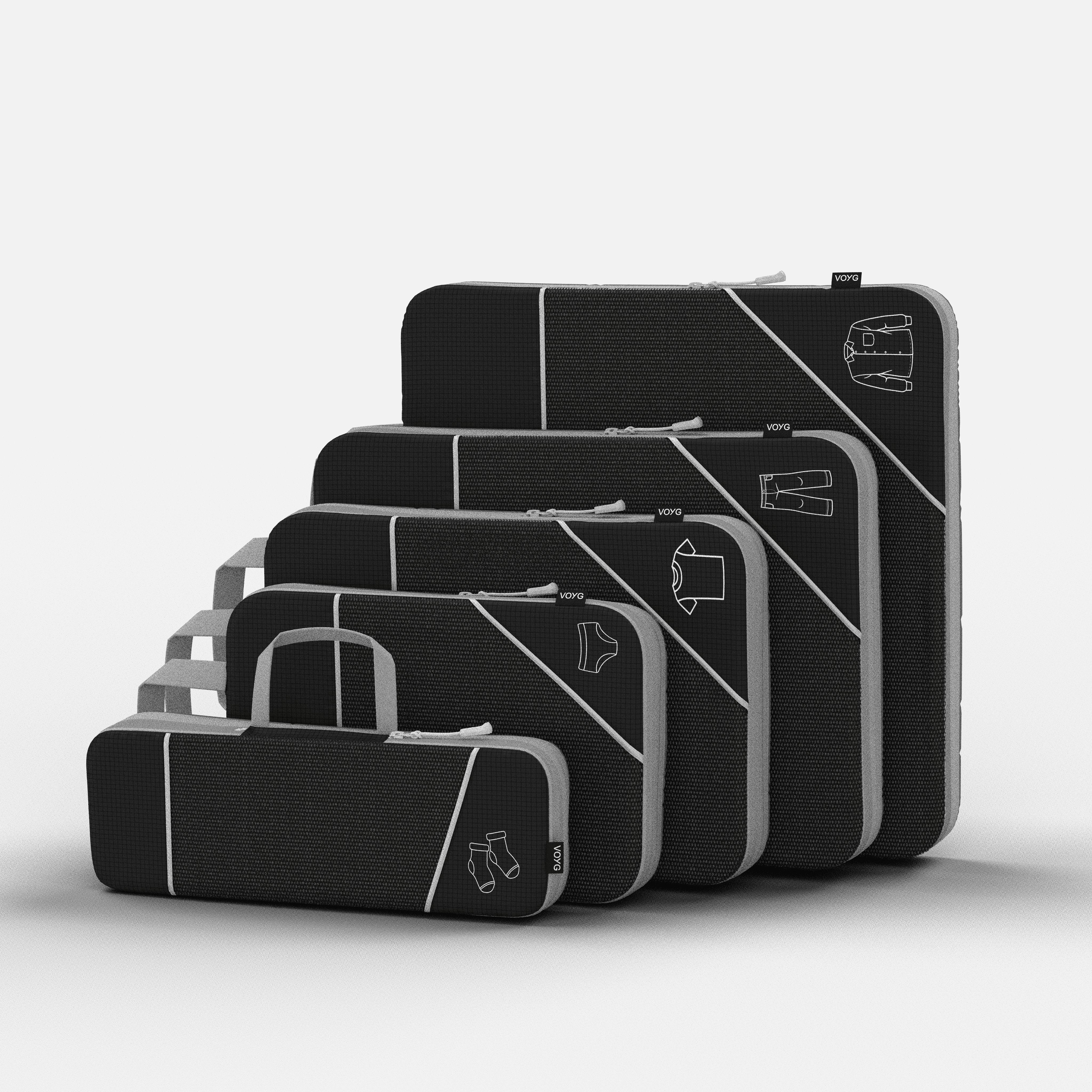 Compression Packing Cubes | 5 Pack