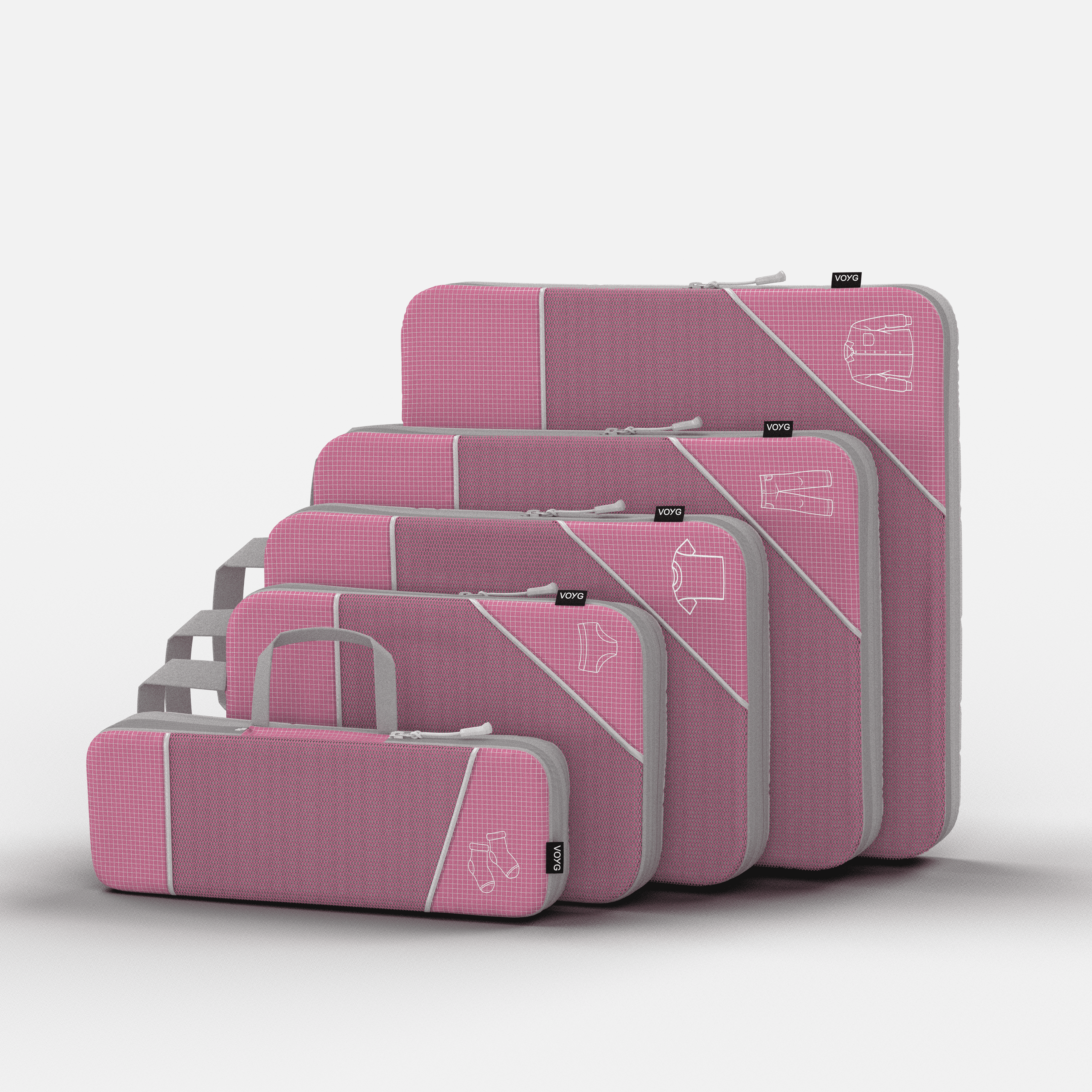 Compression Packing Cubes | 5 Pack